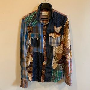 Ralph Lauren Denim & Supply patchwork button down